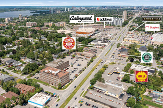 2255 Carling Ave, Ottawa, ON for lease Aerial- Image 2 of 9