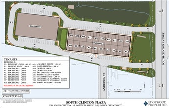 3301-3393 S Clinton Ave, South Plainfield, NJ for lease Site Plan- Image 1 of 1