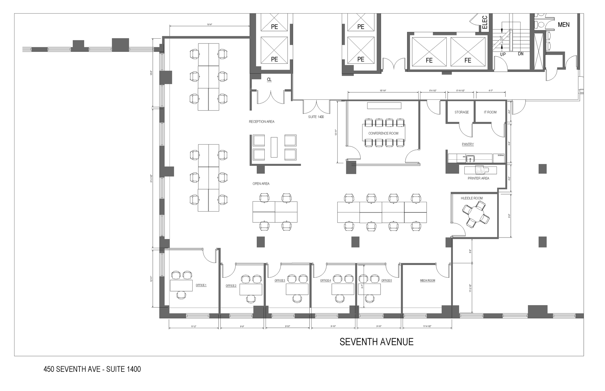 450 7th Ave, New York, NY for lease Floor Plan- Image 1 of 1