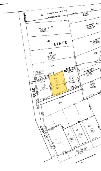 Stuart St, Lafayette, CA for sale - Plat Map - Image 2 of 2