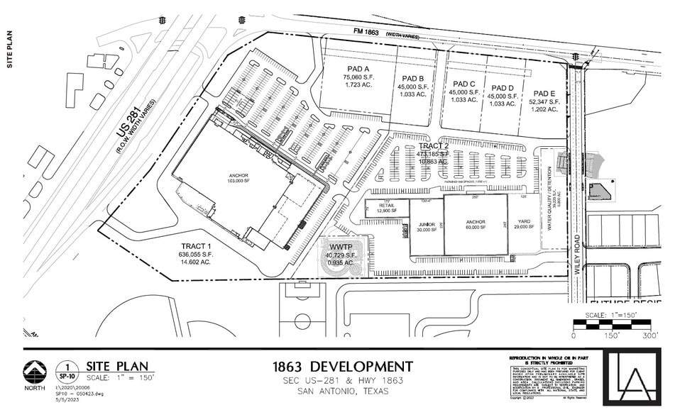 3280 Fm-1863, Bulverde, TX for lease - Site Plan - Image 3 of 3