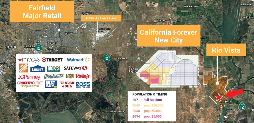 Highway 12 and Drouin Dr, Rio Vista, CA for lease - Building Photo - Image 2 of 4