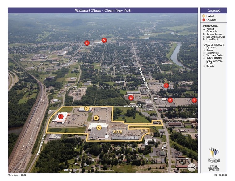 3142 Nys Rt, Olean, NY 14760 Walmart Plaza