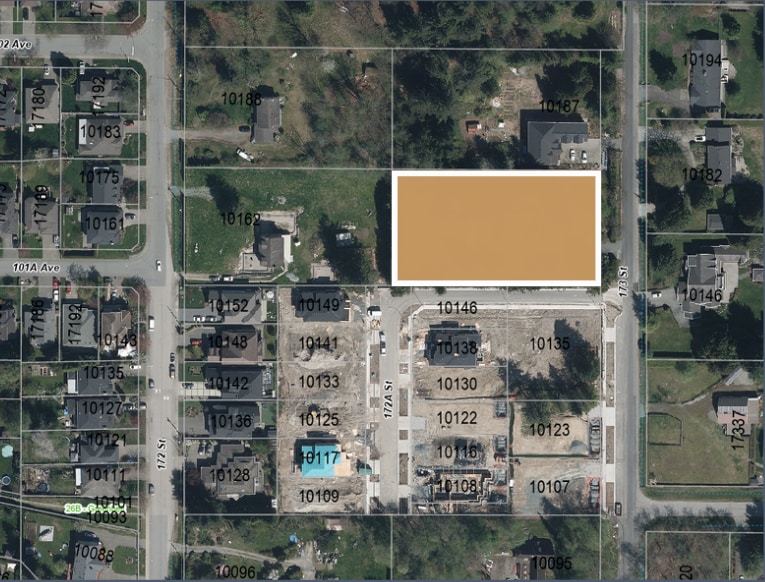 10165 173 St, Surrey, BC for sale - Aerial - Image 1 of 1