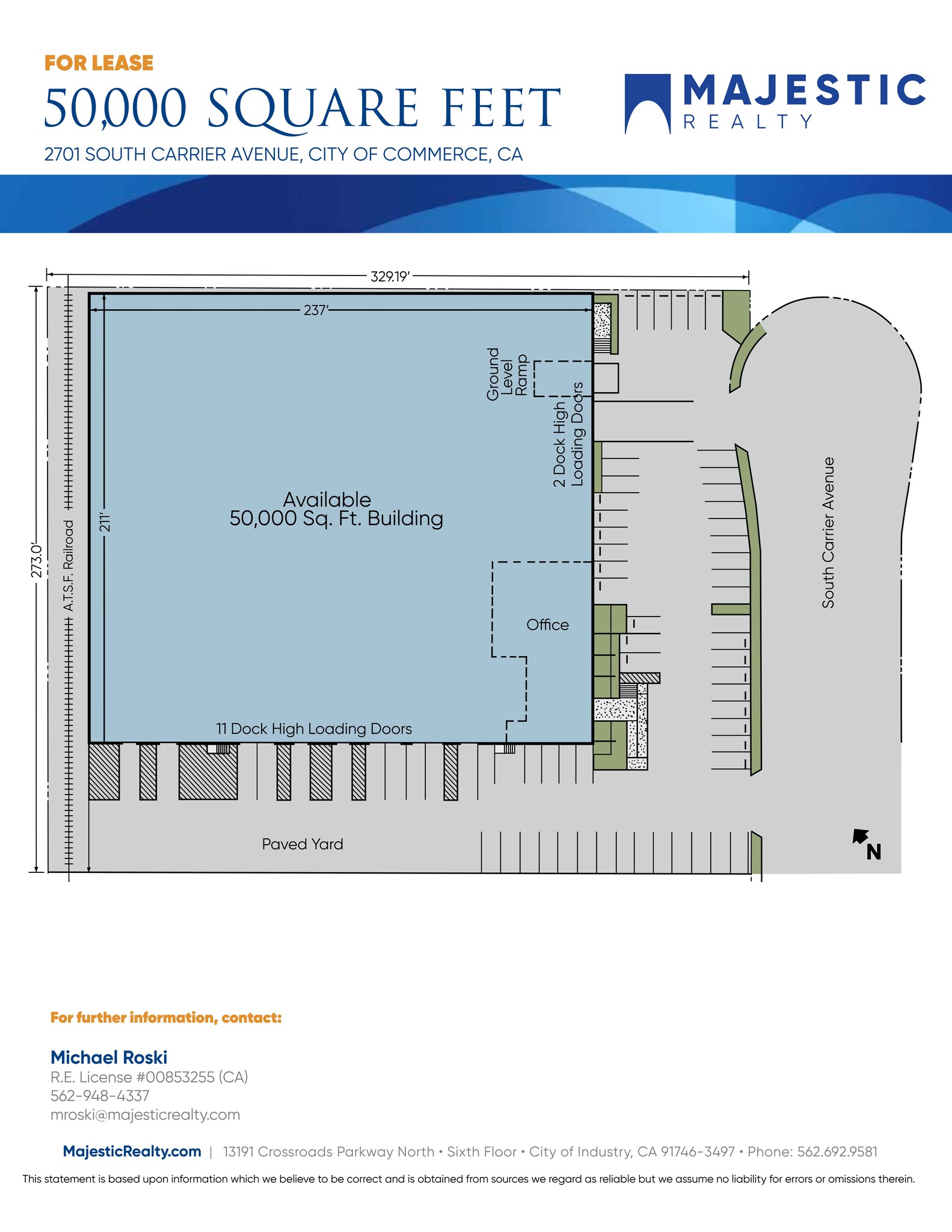 2701 Carrier Ave, Commerce, CA for lease Site Plan- Image 1 of 1
