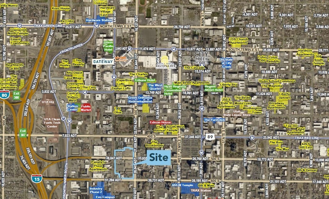 600 S 400 W, Salt Lake City, UT 84101 Post District