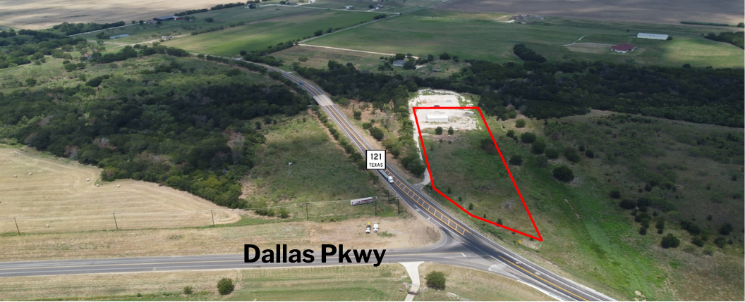 25313 FM 121, Gunter, TX for lease Aerial- Image 1 of 3