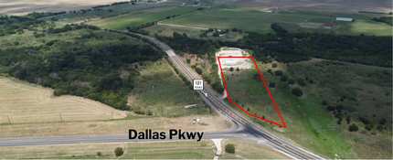 25313 FM 121, Gunter, TX for lease Aerial- Image 1 of 3