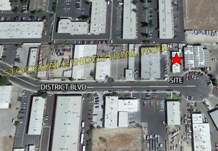 4600 District Blvd, Bakersfield, CA - aerial  map view