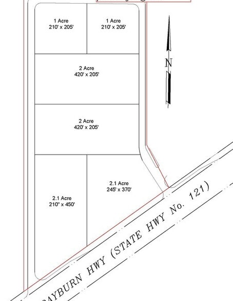 3930 Sam Rayburn Highway, Melissa, TX for sale - Plat Map - Image 1 of 2
