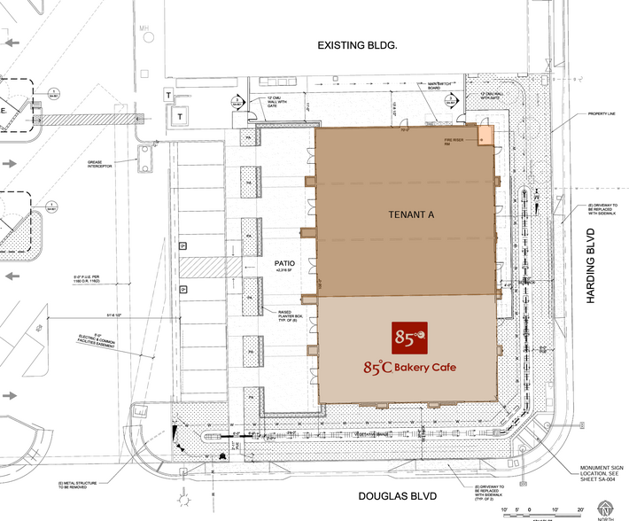 380-446 Harding Blvd, Roseville, CA for lease - Site Plan - Image 3 of 7