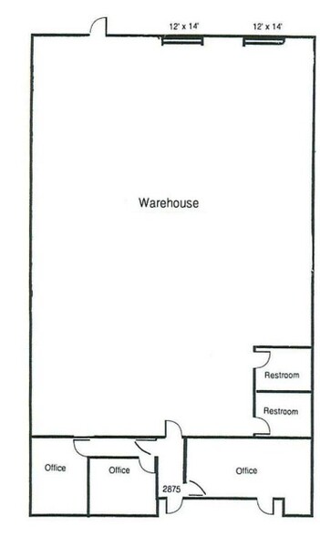 2875 Metropolitan Pl, Pomona, CA for lease - Floor Plan - Image 2 of 2