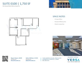 555 E Butterfield Rd, Lombard, IL for lease Floor Plan- Image 1 of 1