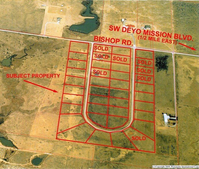 SW Deyo Mission Blvd. & Bishop Rd, Cache, OK for sale - Aerial - Image 1 of 1