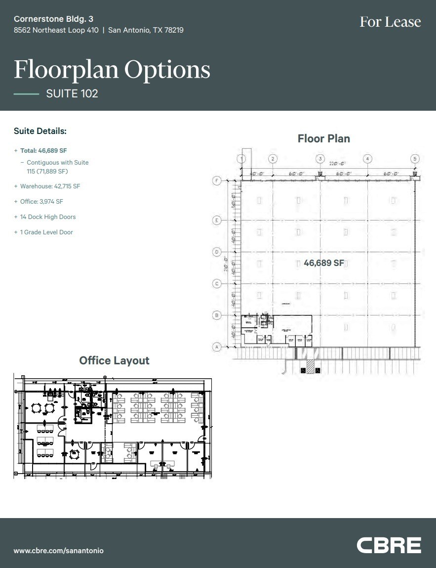8562 NE Loop 410, San Antonio, TX for lease Floor Plan- Image 1 of 1