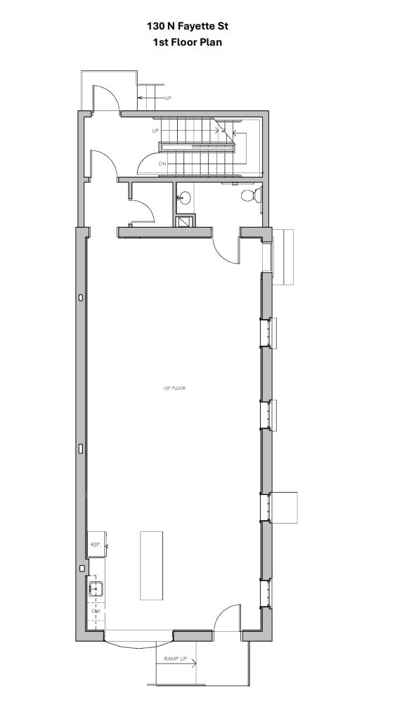130 N Fayette St, Alexandria, VA for lease Floor Plan- Image 1 of 2
