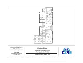 1901-1923 Windsor Pl, Fort Worth, TX for lease Floor Plan- Image 1 of 1