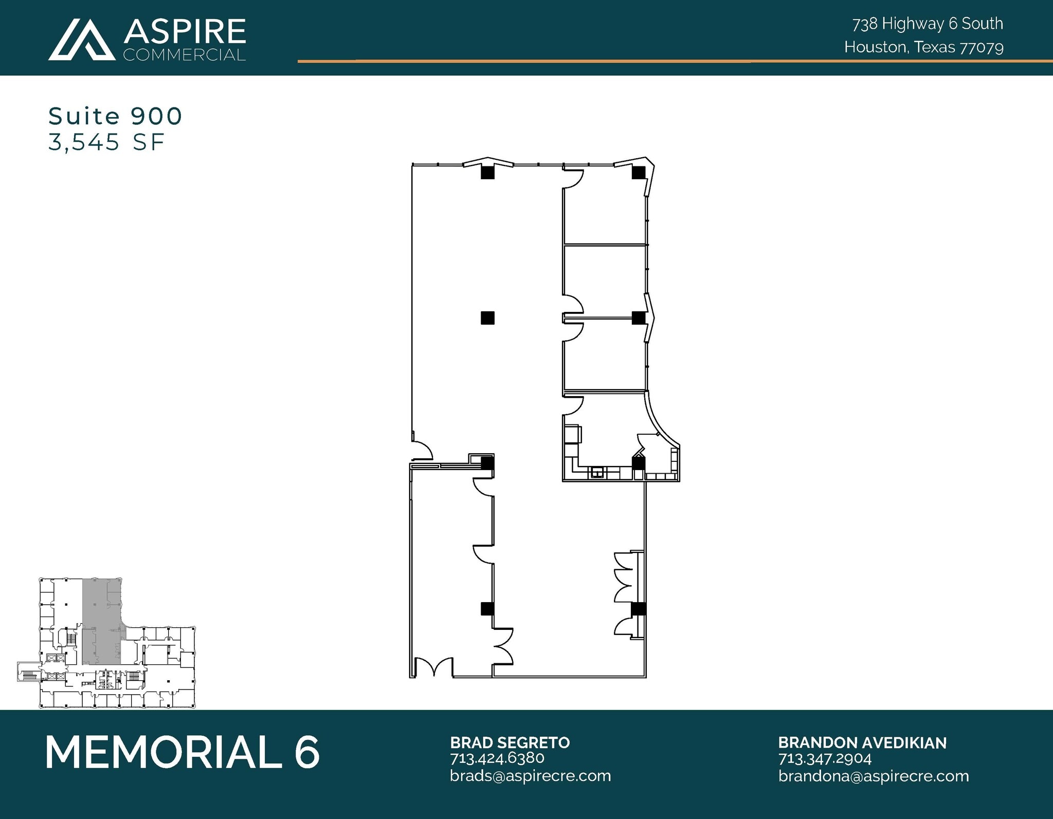 738 Highway 6 S, Houston, TX for lease Floor Plan- Image 1 of 1