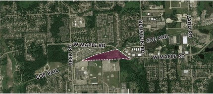 1962 W West Maple Rd, Commerce Township, MI - AERIAL  map view