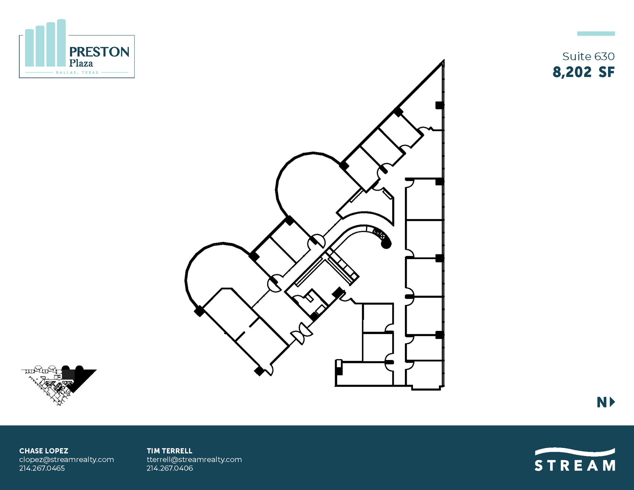 17950 Preston Rd, Dallas, TX for lease Floor Plan- Image 1 of 6