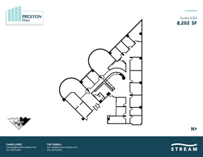 17950 Preston Rd, Dallas, TX for lease Floor Plan- Image 1 of 6