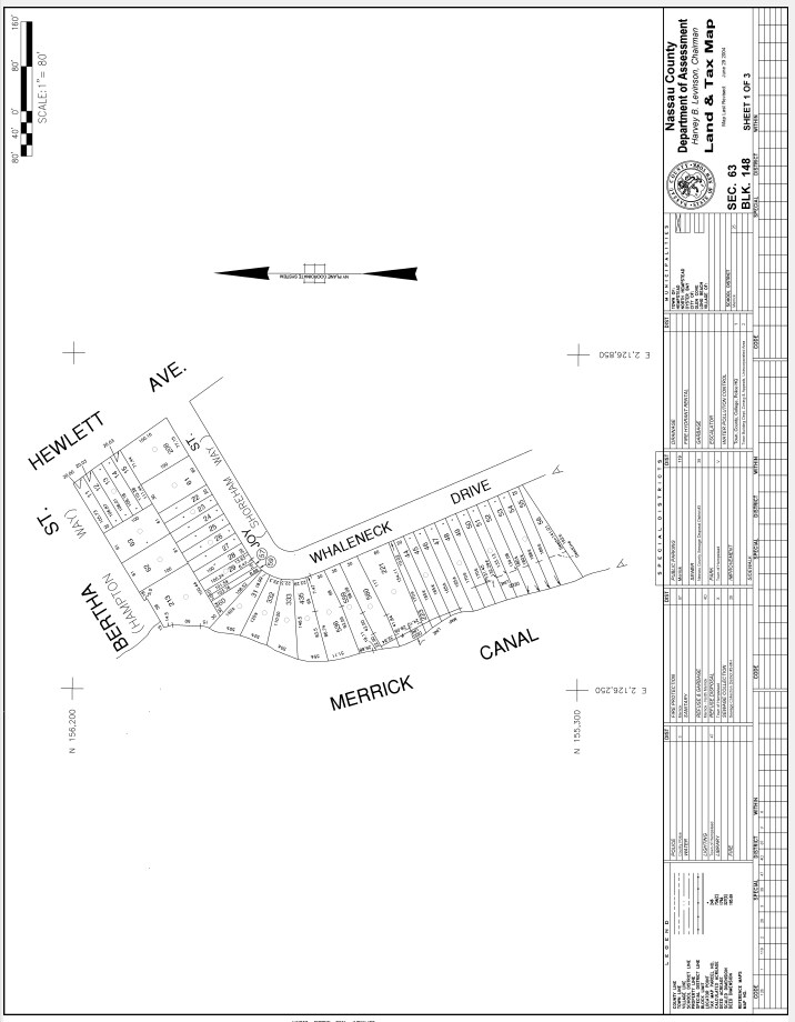2976 Whaleneck Dr, Merrick, NY for sale Plat Map- Image 1 of 1