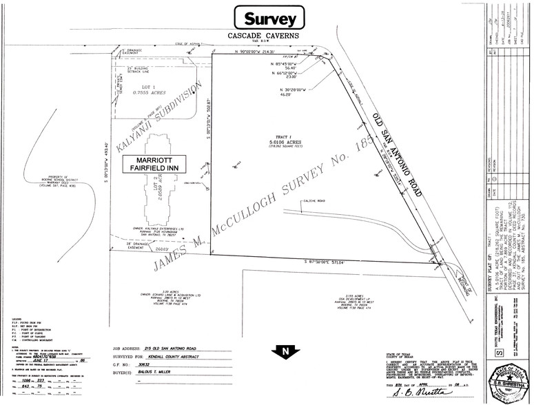 215 Old San Antonio Rd, Boerne, TX for sale - Site Plan - Image 2 of 3