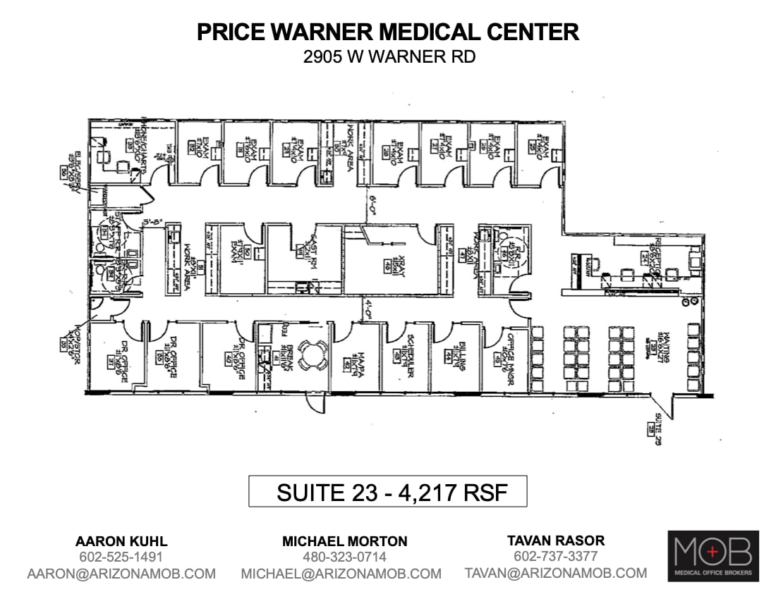 2905 W Warner Rd, Chandler, AZ for lease Floor Plan- Image 1 of 1
