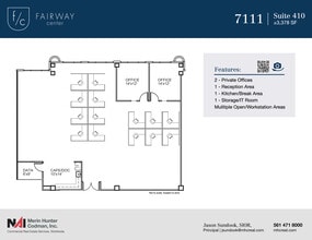 7108-7121 Fairway Dr, Palm Beach Gardens, FL for lease Floor Plan- Image 1 of 10