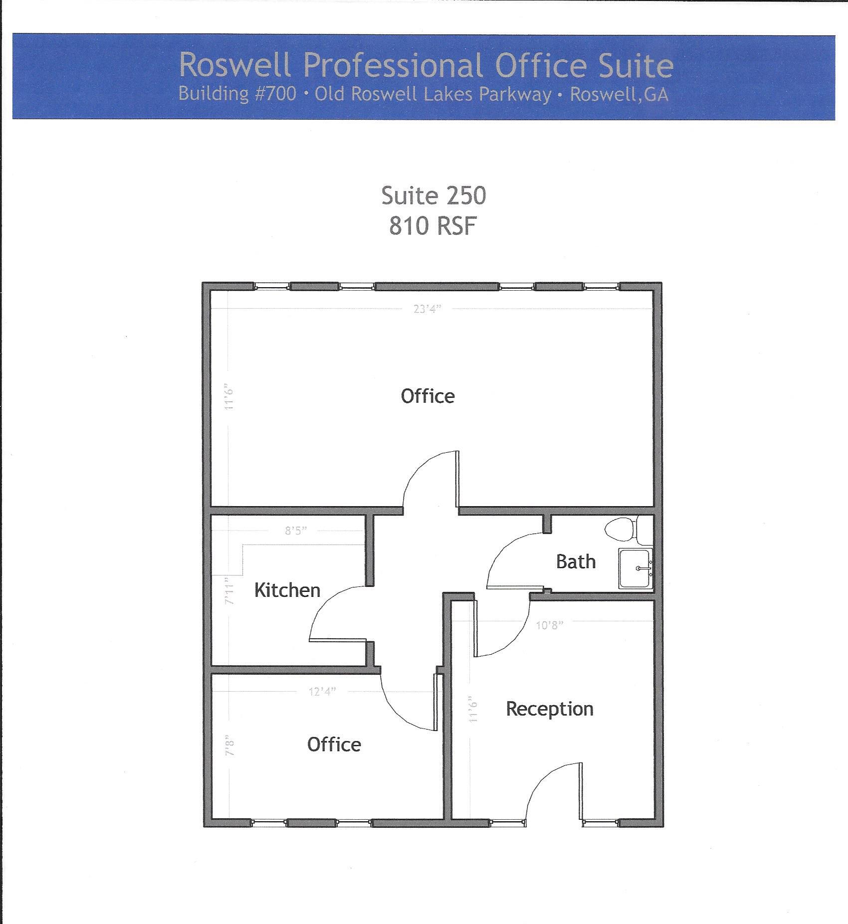 700 Old Roswell Lakes Pky, Roswell, GA for lease Floor Plan- Image 1 of 1