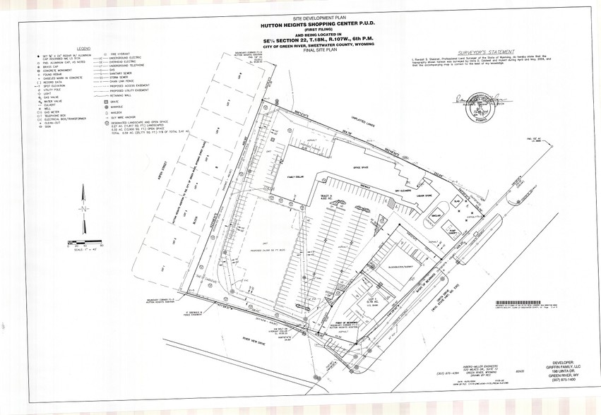 100-230 Uinta Dr, Green River, WY for lease - Plat Map - Image 2 of 15