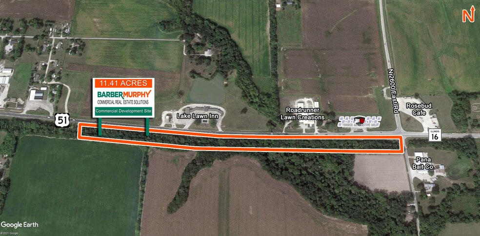 US 51 & Route 16,, Pana, IL for sale - Building Photo - Image 1 of 2