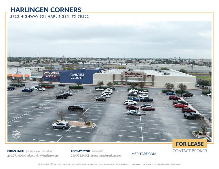 Harlingen Corners Shopping Center - Lincoln Outparcels, Harlingen, TX for lease - Building Photo - Image 3 of 4