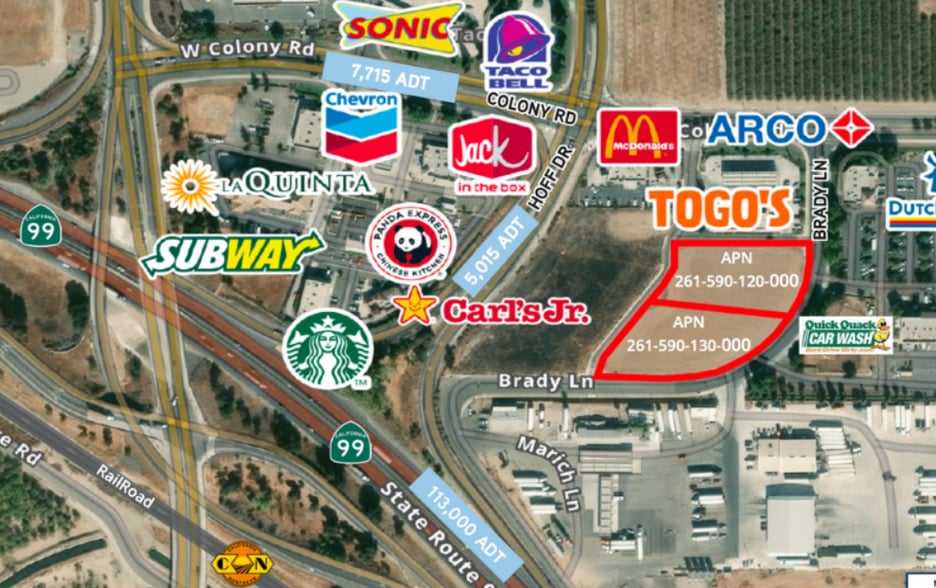 Freeway Commercial Pads portfolio of 2 properties for sale on LoopNet.com - Building Photo - Image 2 of 2