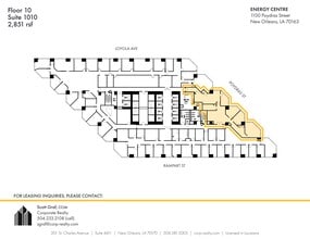 1100 Poydras St, New Orleans, LA for lease Site Plan- Image 1 of 1