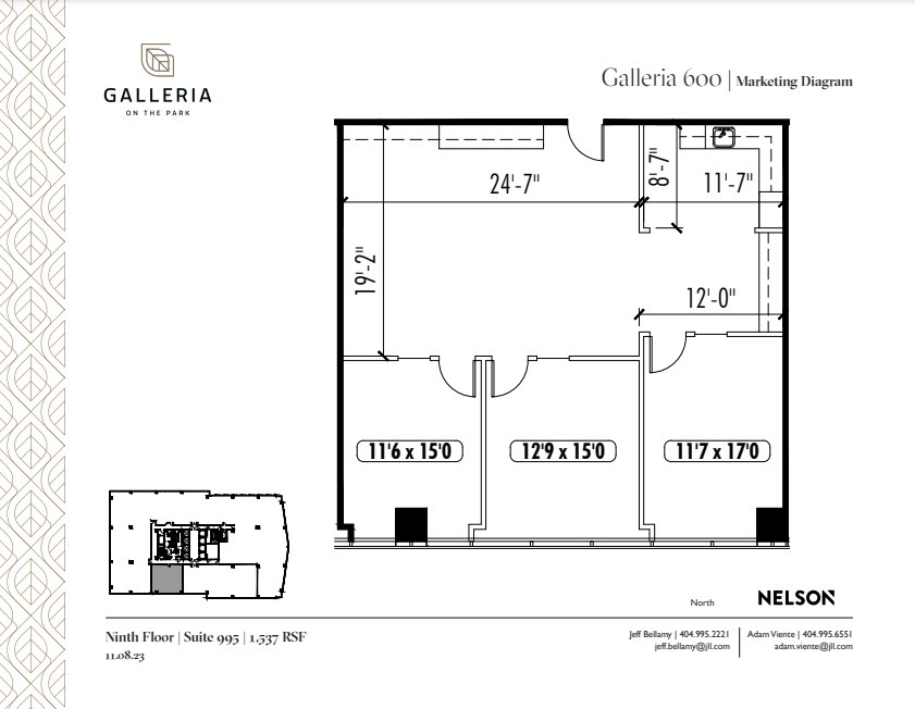 600 Galleria Pky SE, Atlanta, GA for lease Floor Plan- Image 1 of 1