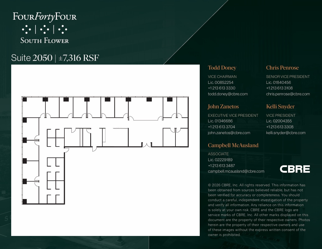 444 S Flower St, Los Angeles, CA for lease Floor Plan- Image 1 of 1