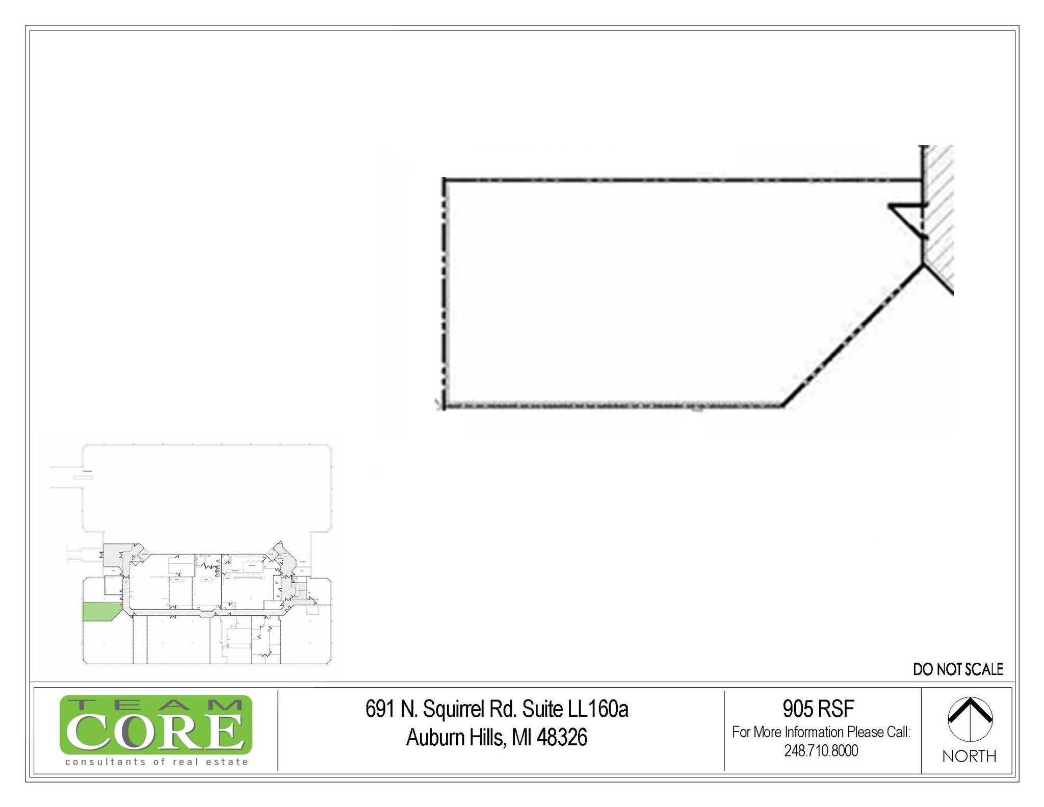 691 N Squirrel Rd, Auburn Hills, MI for lease Floor Plan- Image 1 of 1