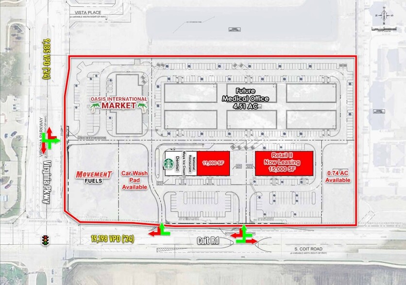 10921 Virginia Pky, McKinney, TX for lease - Site Plan - Image 3 of 4