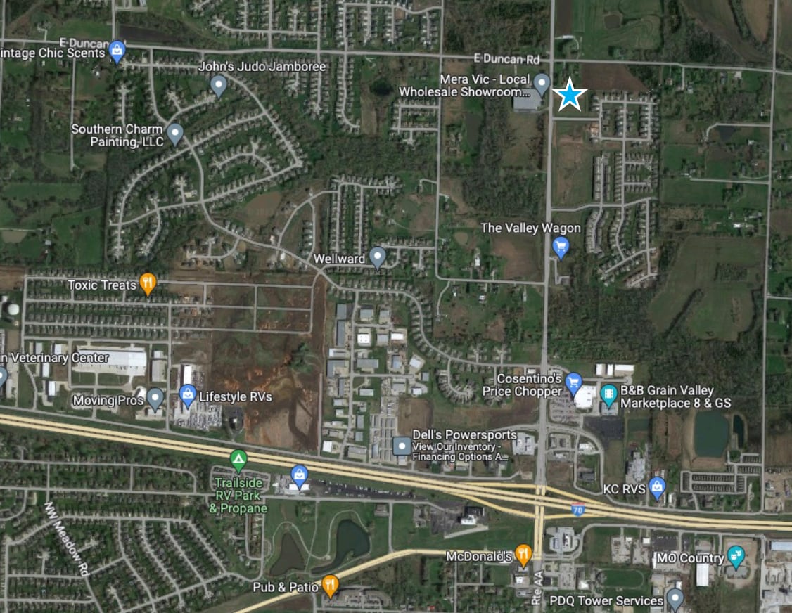 S Buckner Tarsney Rd, Grain Valley, MO 64029