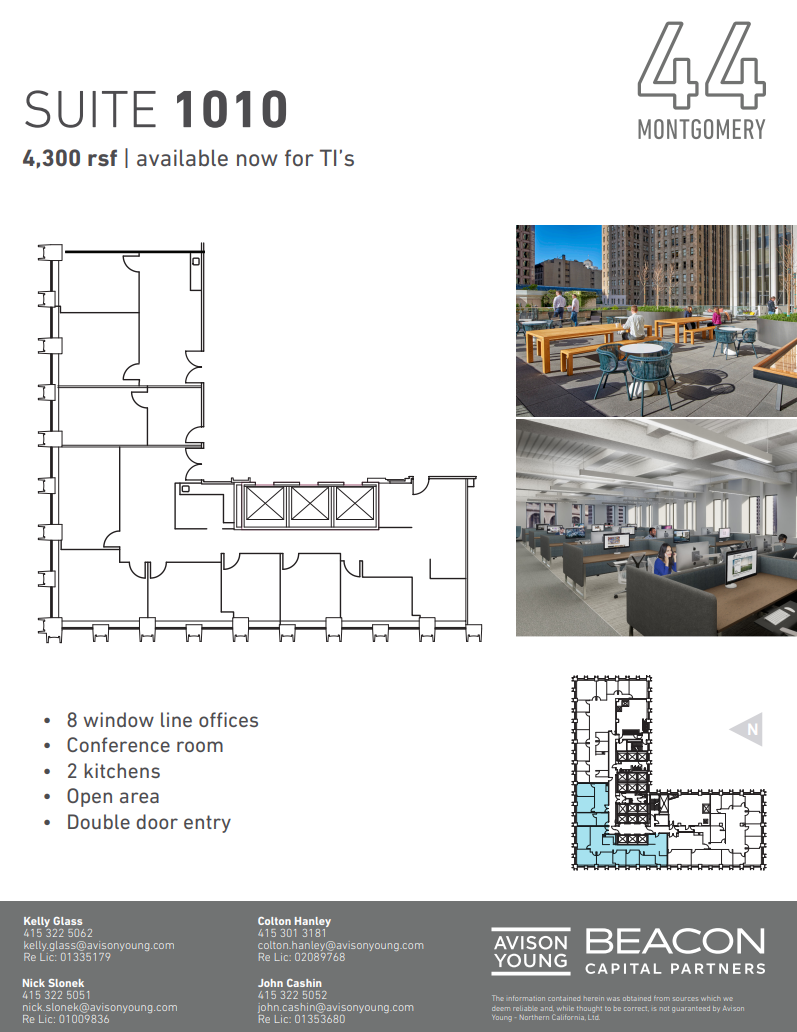 44 Montgomery St, San Francisco, CA for lease Floor Plan- Image 1 of 2