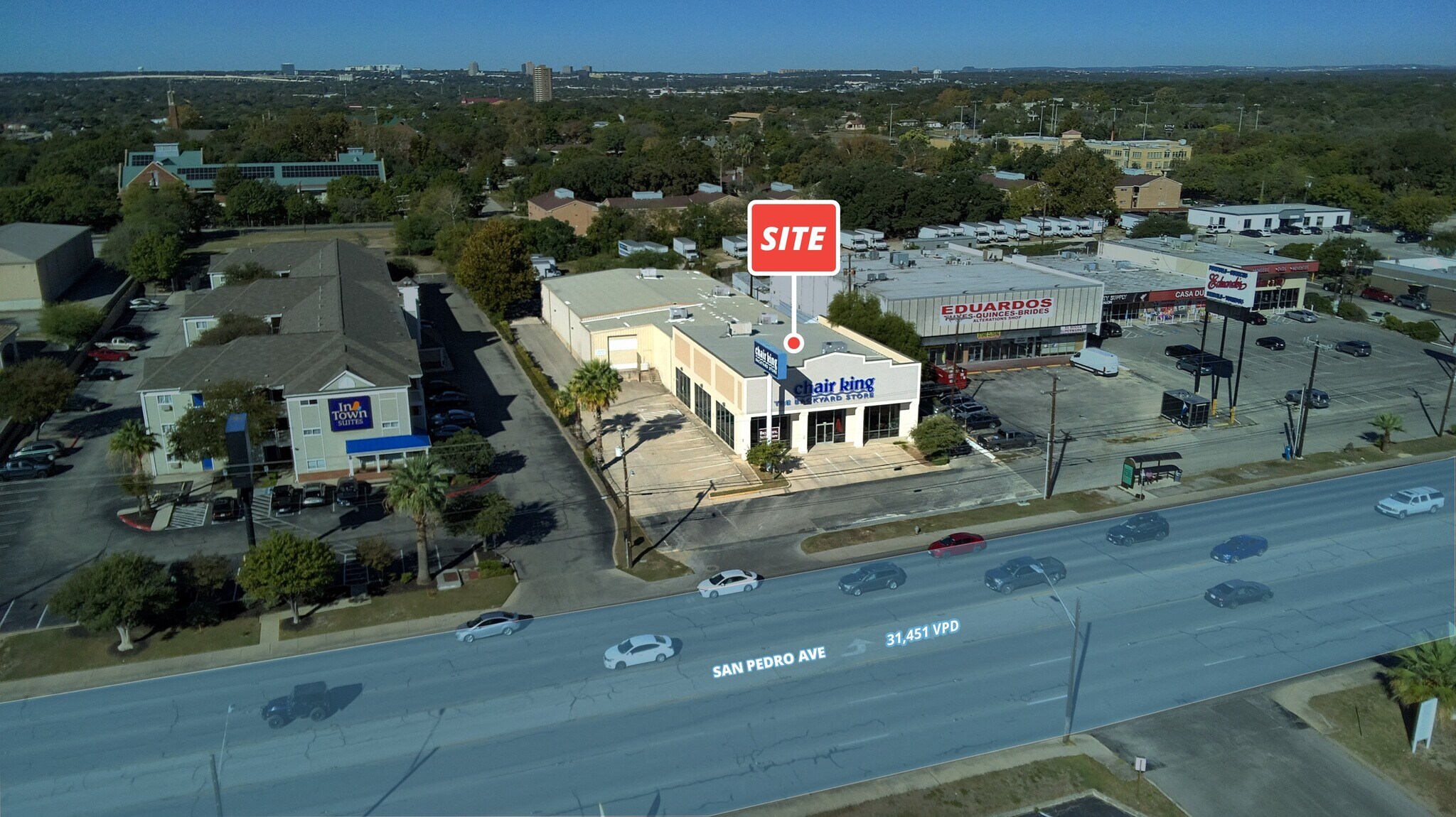 6931 San Pedro Ave, San Antonio, TX for lease Aerial- Image 1 of 10