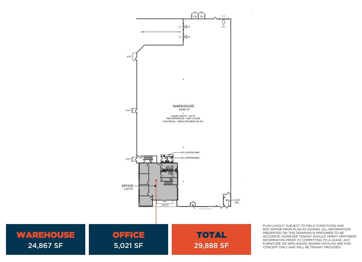 17000 E Gale Ave, City Of Industry, CA for lease Floor Plan- Image 1 of 4