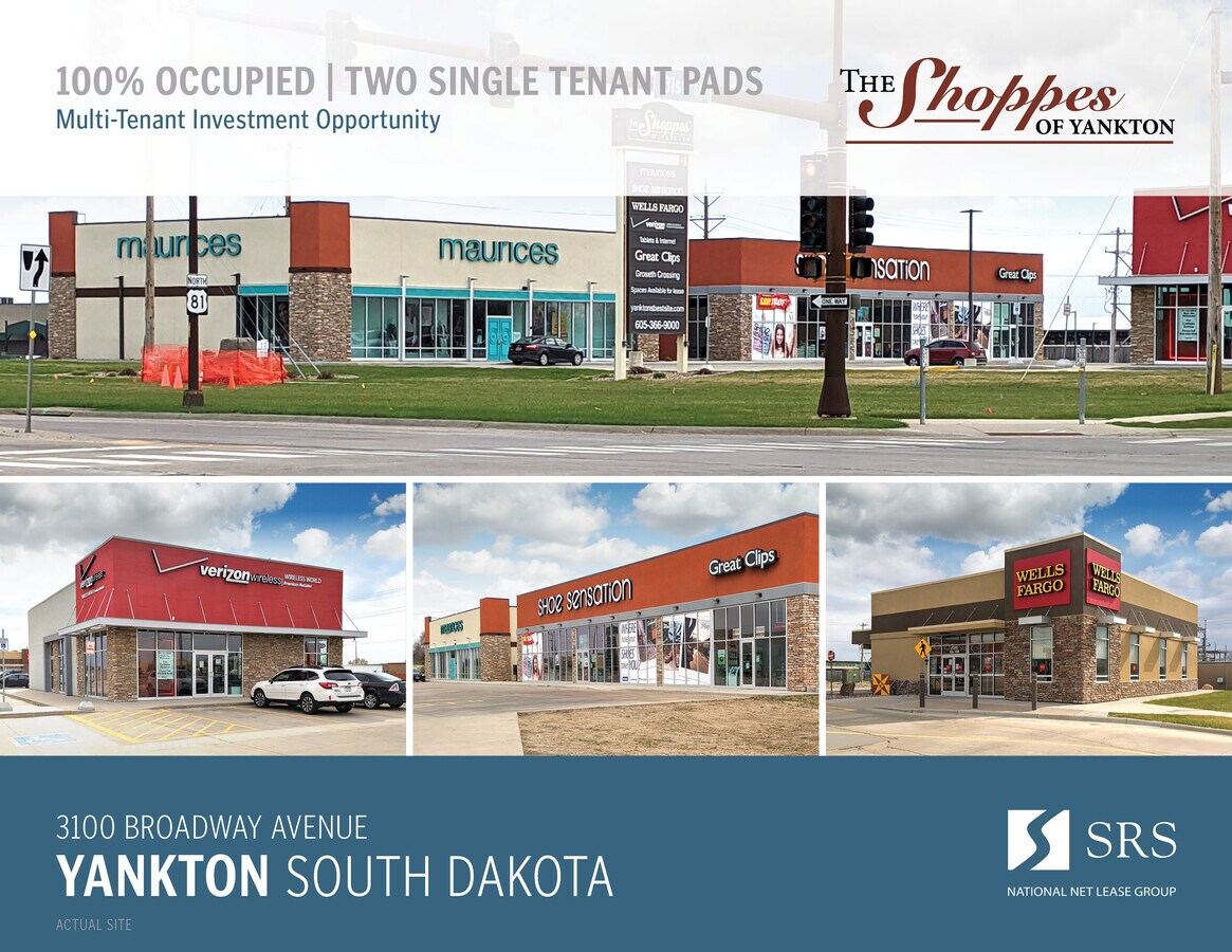 3100 Broadway Ave Yankton Sd 57078 100 Occupied Shoppes Of Yankton Loopnet Com