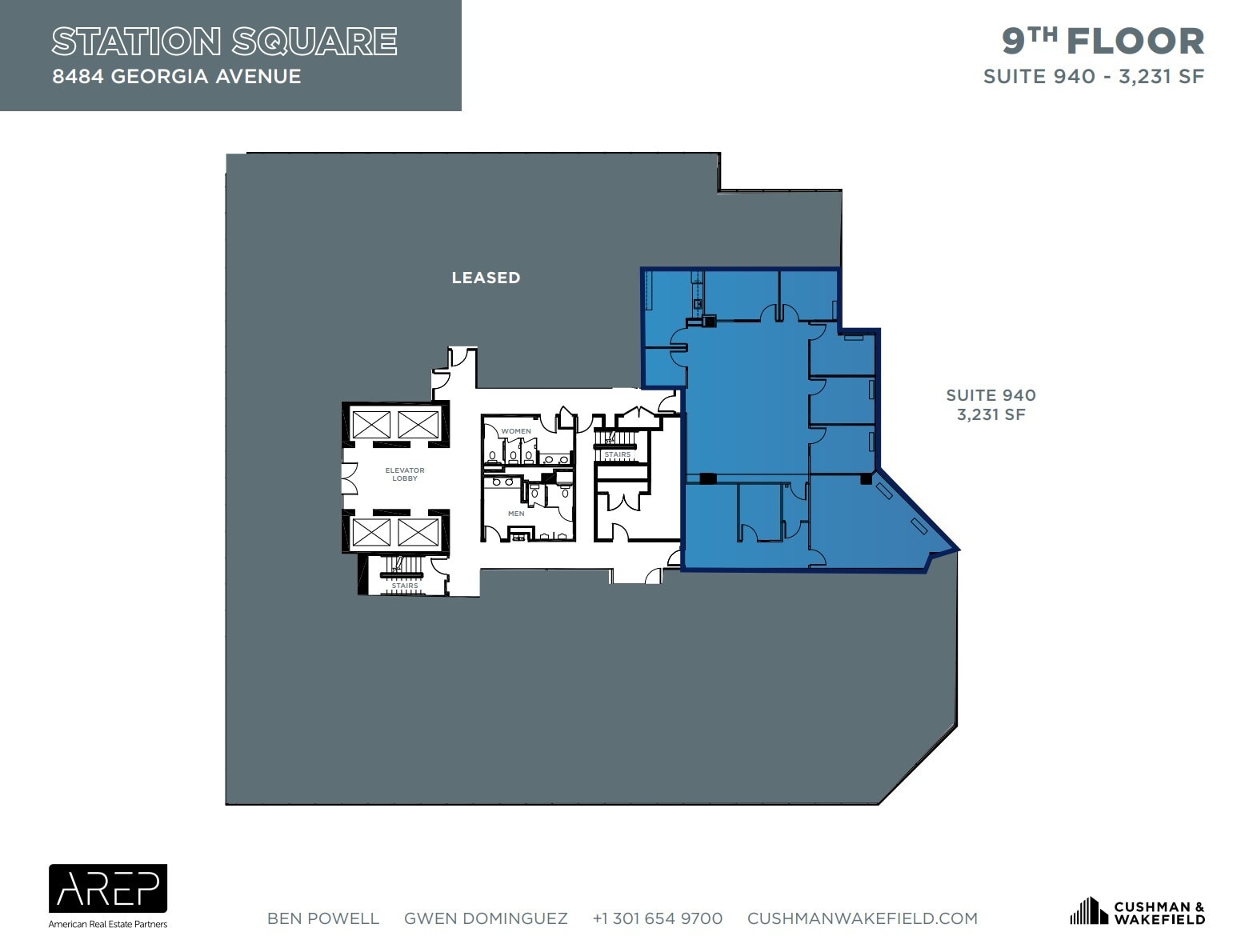 1100 Wayne Ave, Silver Spring, MD for lease Floor Plan- Image 1 of 1