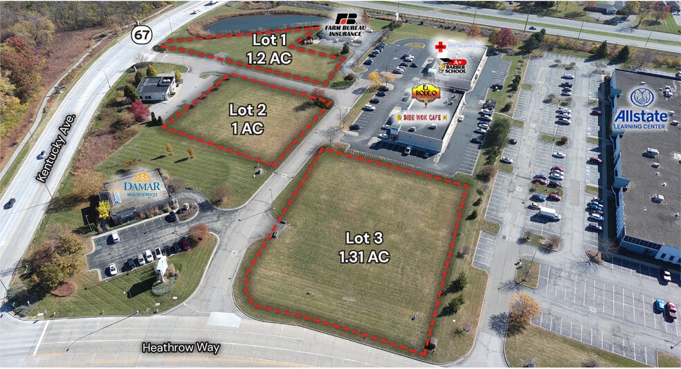 AmeriPlex Land 3 Lots portfolio of 3 properties for sale on LoopNet.com - Aerial - Image 1 of 11