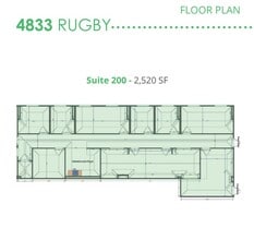 4833 Rugby Ave, Bethesda, MD for lease Floor Plan- Image 1 of 1