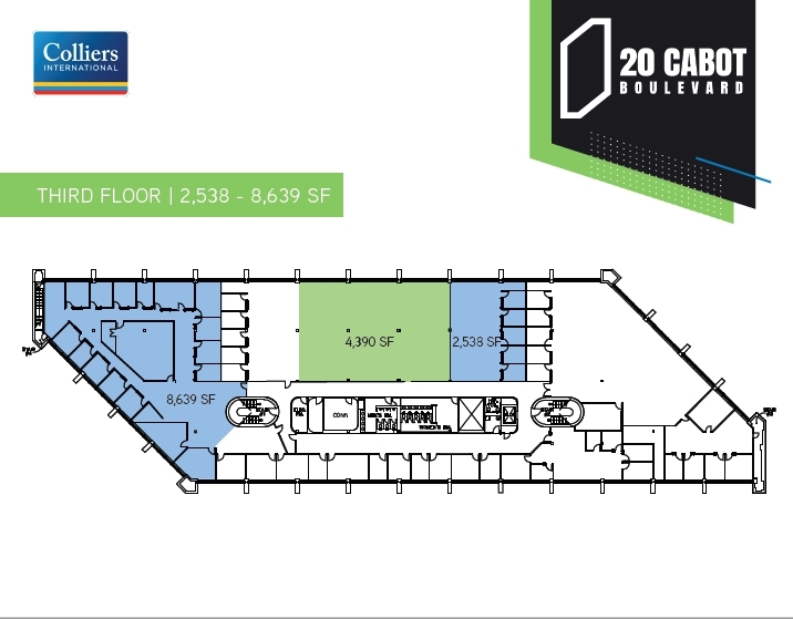 20 Cabot Blvd, Mansfield, MA for lease Floor Plan- Image 1 of 4