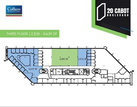 20 Cabot Blvd, Mansfield, MA for lease Floor Plan- Image 1 of 4