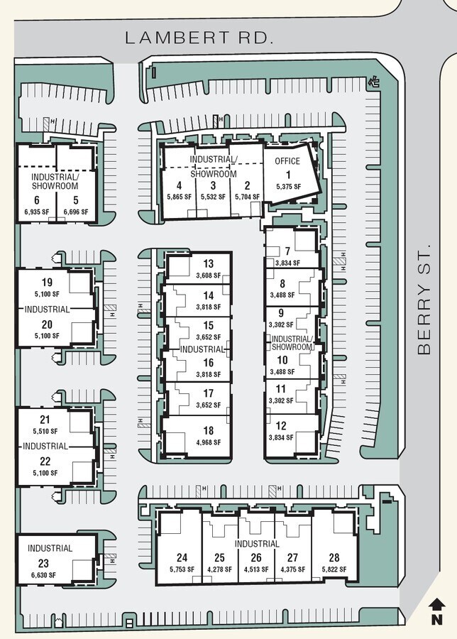 630 W Lambert Rd, Brea, CA for lease Aerial- Image 1 of 2